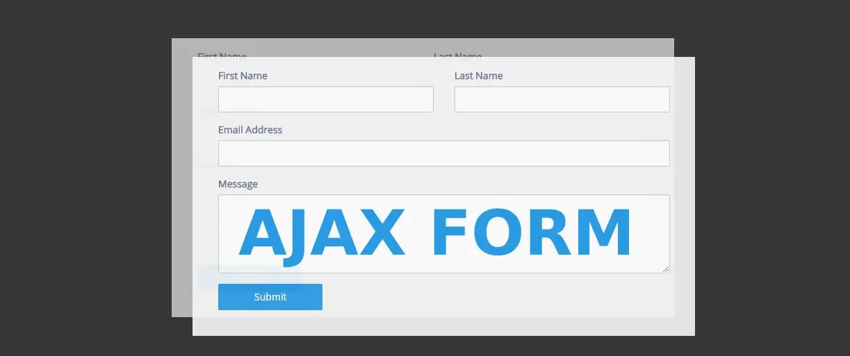 Submitting AJAX Forms with JQuery
